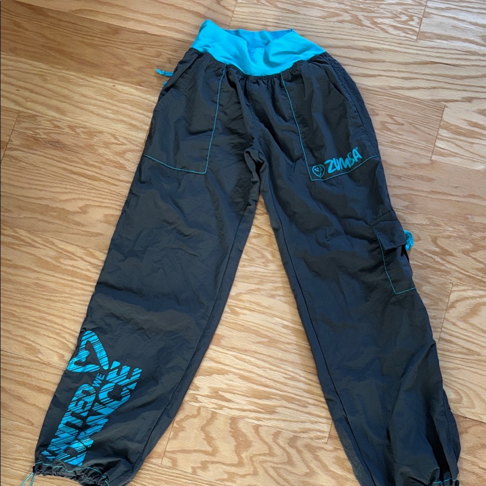 Zumba Fitness Black and Teal Pants
